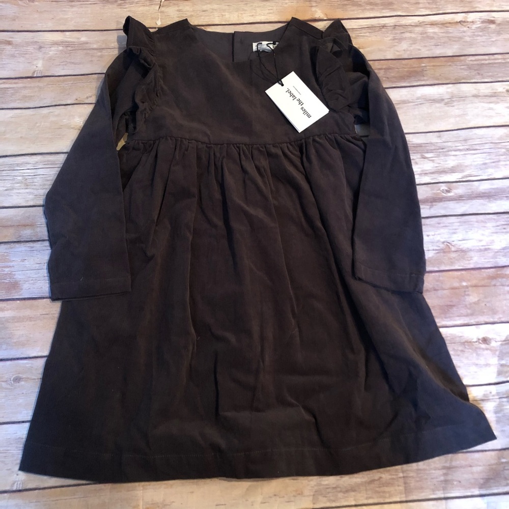 Miles gray cord dress